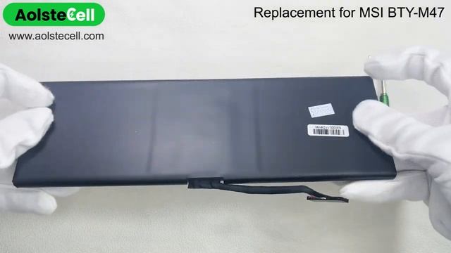 Replacement battery for MSI BTY-M47 7.6V 61.25Wh 4 cells смотреть онлайн