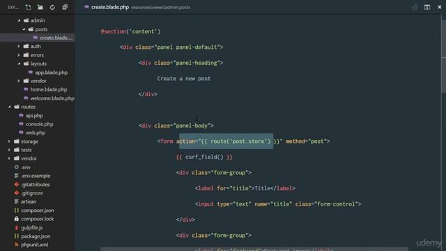 #71 Route groups and middleware Complete Blogging Content Management System in Laravel смотреть онлайн