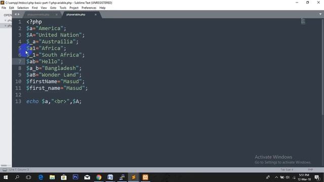 PHP Beginning to Advance Part-4: What is PHP Variable? смотреть онлайн