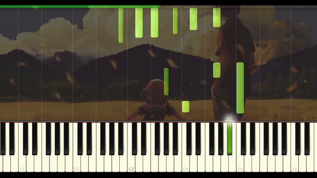 Clannad (Snowfield) - Synthesia / Piano Tutorial смотреть онлайн