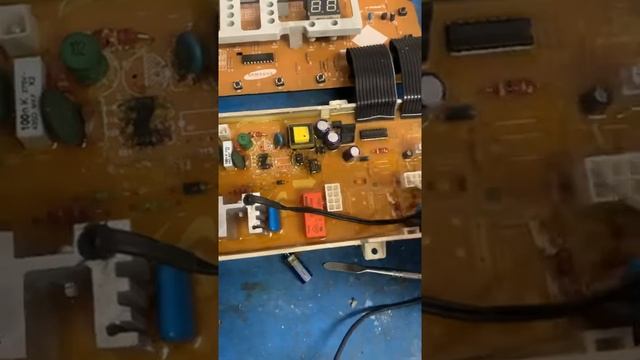 Стиральная машина Samsung не включается Ремонт модуля управления ШИМ контроллер смотреть онлайн