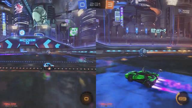 [PC] Rocket League - Splitscreen (ft. SketchyMidget) #16 смотреть онлайн