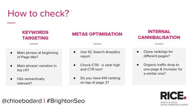 SEO Quick Wins - Chloe Bodard at BrightonSEO смотреть онлайн