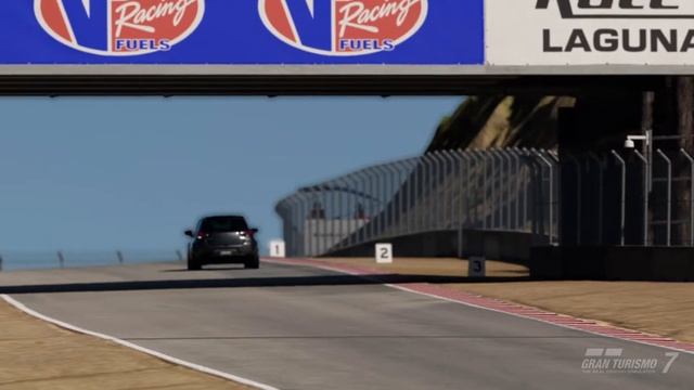 ＧＴ７：マツダのデミオでラグナセカを走ってみた смотреть онлайн