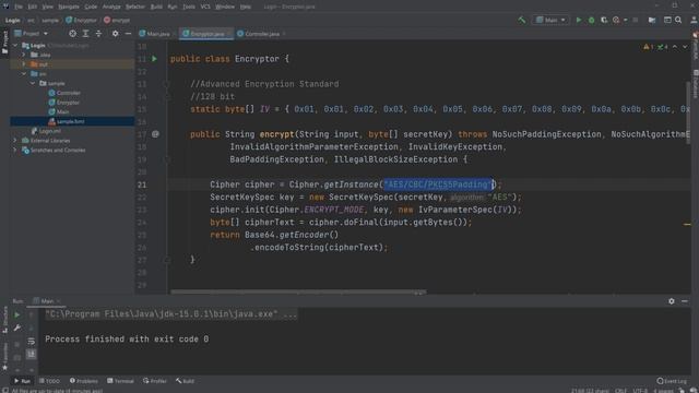 JavaFX and Scene Builder - IntelliJ: AES encryption using JAVA смотреть онлайн
