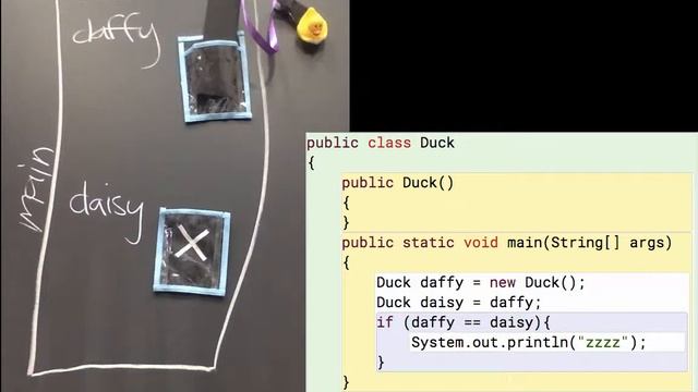 Java Objects 8: Checking if two objects are == (in an if-statement) смотреть онлайн