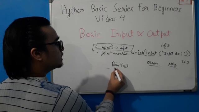 python basics video series 4 : Basic input and output in python || input() and print() смотреть онлайн