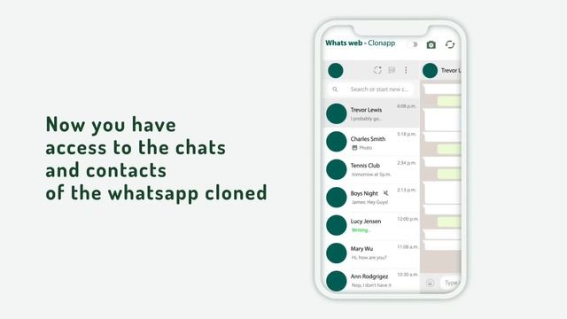 clone WhatsApp web messenger to another device! Whats web clonapp for wa web смотреть онлайн