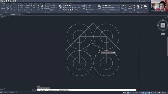 AUTOCAD 21 DE MAYO, CIRCULO Y POLIGONO смотреть онлайн