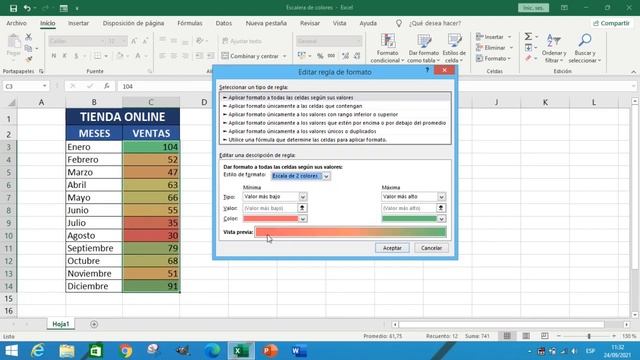Como Hacer una ESCALA de COLORES en Excel смотреть онлайн