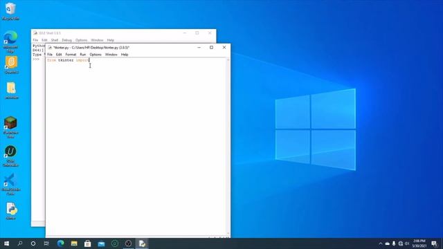 Hake GUI Tkinter WIndow python смотреть онлайн
