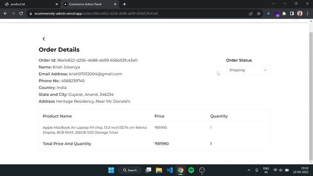 Admin Panel Ecommerce | Nextjs 13, Typescript, Prisma, Shadcn UI. смотреть онлайн