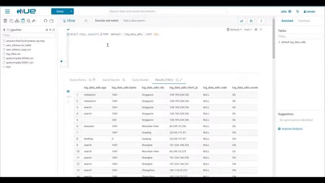 Query data in Microsoft ADLS and export its results with Hue смотреть онлайн