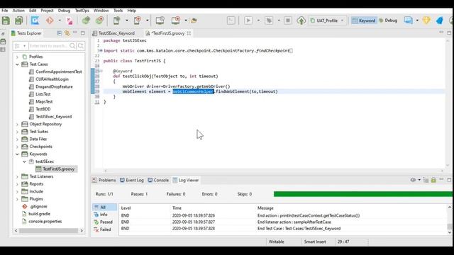 Katalon Studio - Web Testing - JavaScript Executor смотреть онлайн