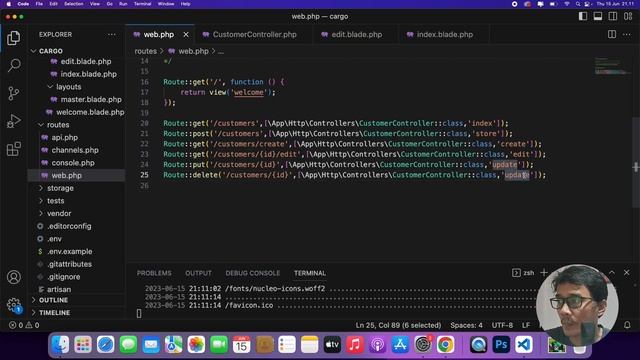 Tutorial Laravel 10 Aplikasi Kargo - Delete data смотреть онлайн