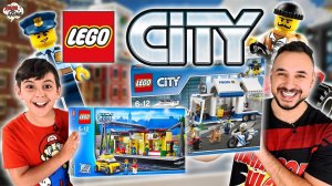 ПАПА РОБ И ЯРИК СОБИРАЮТ ЛЕГО СИТИ - ЛУЧШИЕ ВИДЕО LEGO CITY НА ПАПА ДОМА!