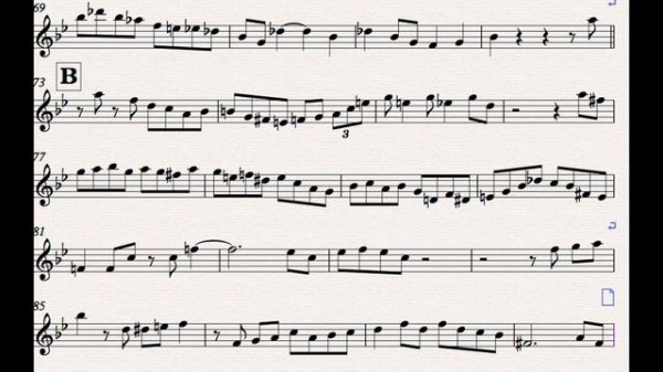 Scott Hamilton plays Sweet Georgia Brown (solo transcription)