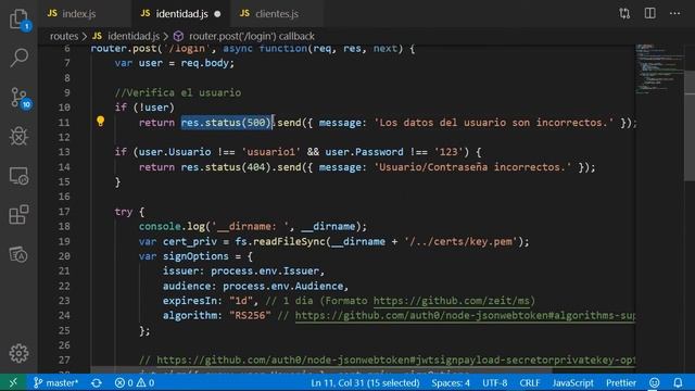 Angular 2.1.2: Login + JWT (API Node.js + Express) смотреть онлайн