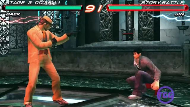 Tekken 6 Baek Story Mode PSP (PPSSPP) Full Gameplay | Sharung