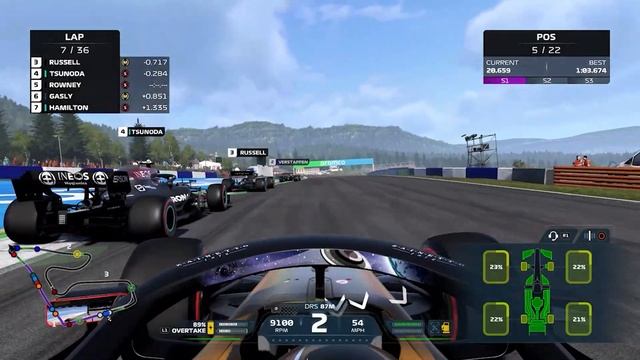 SHOCKING STRAT BY PORSCHE! DESTROYING THE UNDERBODY! | F1 2021 My Team (Porsche F1) #81