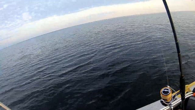 Рыбалка на Ладоге. Судака нет((( Но щучьи места не подвели. Поймали почти трофей для нас на 4100. смотреть онлайн