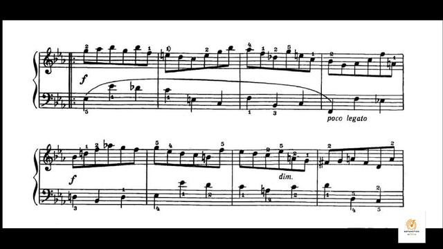 И.С. Бах. Маленькая прелюдия ДО минор.№2 смотреть онлайн