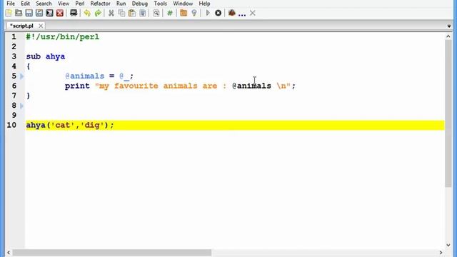 perl tutorial NO 44 passing list to sub смотреть онлайн