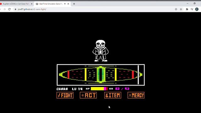Bad Time Simulator Sans Fight смотреть онлайн