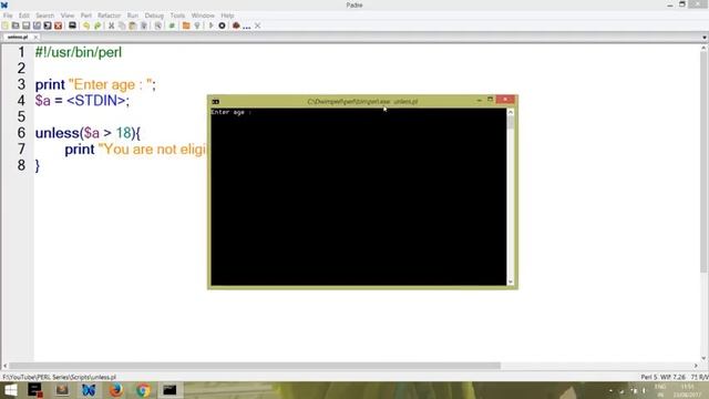 13. PERL - Control Structures (unless else) | Suraj Mundalik смотреть онлайн