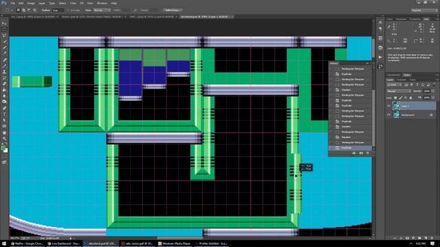 Pixel Art Live Stream! Making Level tiles in Photoshop смотреть онлайн