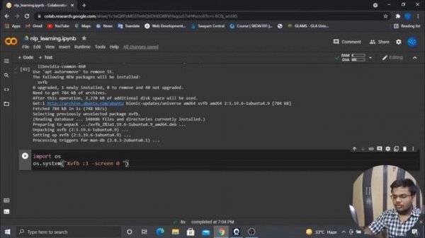TclError: no display name and no $DISPLAY environment variable