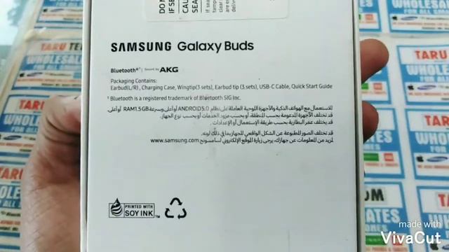 Samsung Galaxy Buds, Bluetooth | Sound By AKG, Color- Black смотреть онлайн