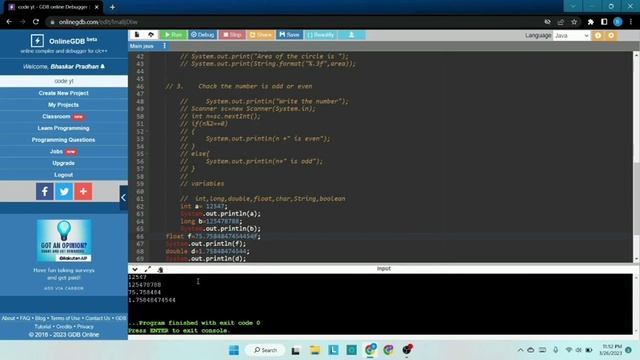 Java Variables || Variables in Java || Learn code in odia смотреть онлайн