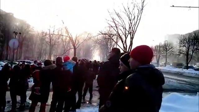 Пожар в Серебрянке 23.02.2013 смотреть онлайн