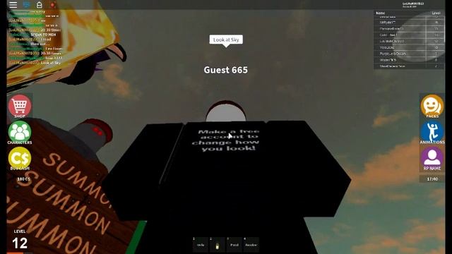 How to Summon Guest 666 at ObliviousHD Roleplay World/Roblox 100% Work смотреть онлайн