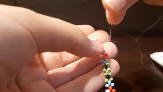 Кольцо лягушка из бисера в технике крестик. смотреть онлайн