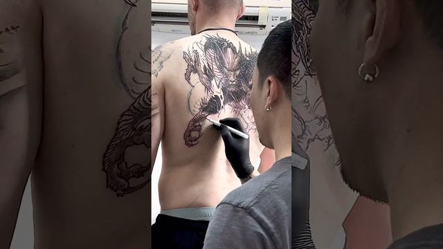 Dragon Tattoo Full Back - Stunning Tattoo Design Ideas For Man 2023 смотреть онлайн