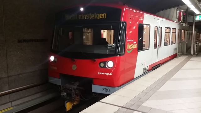 VAG Nürnberg Geisterstunde in Schoppershof in der U-Bahn смотреть онлайн