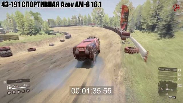 Snowrunner \ PTS 17.0 \ Скаут и Вездеход \ Скорость - ? смотреть онлайн