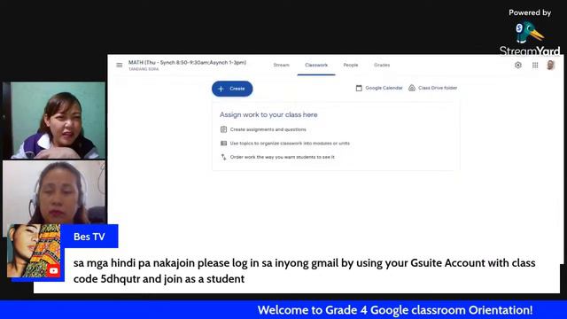 GOOGLE CLASSROOM ORIENTATION [STUDENTS' VIEW] Bes TV смотреть онлайн