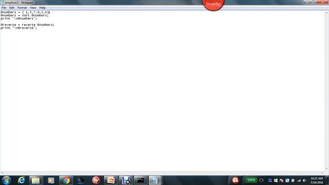 Perl Script Basic Tutorial 23 Functions Array Funcitons смотреть онлайн