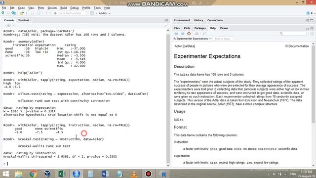 R Commander Part-11: Bivariate Analysis-Non-parametric tests смотреть онлайн