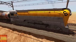 Steam train crashes BeamNG Drive