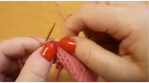 Двойная резинка спицами, два способа /Мастер класс/поворотными рядами и по кругу