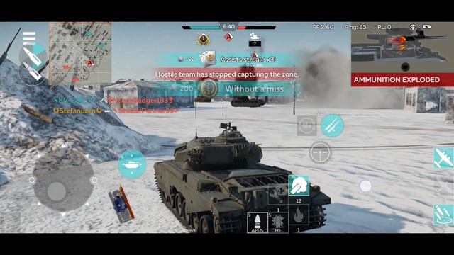 War Thunder mobile: Strv 103C platoon gameplay смотреть онлайн