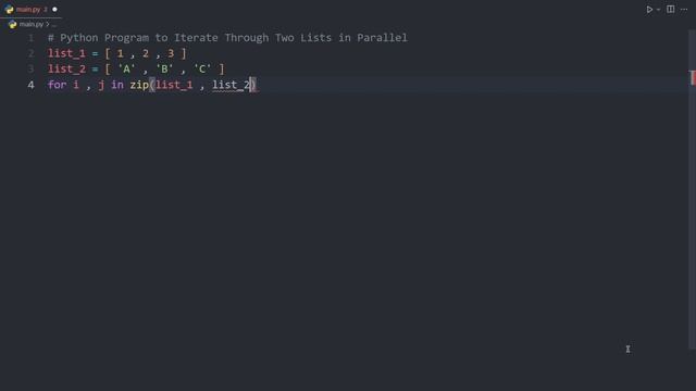 Python Program to Iterate Through Two Lists in Parallel | Python Examples смотреть онлайн