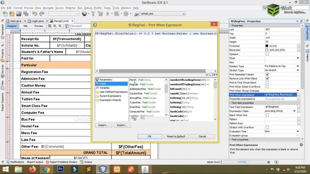 how to use PRINT WHEN EXPRESSION in jasper report | Manage View Conditionally | jasper tutorial смотреть онлайн