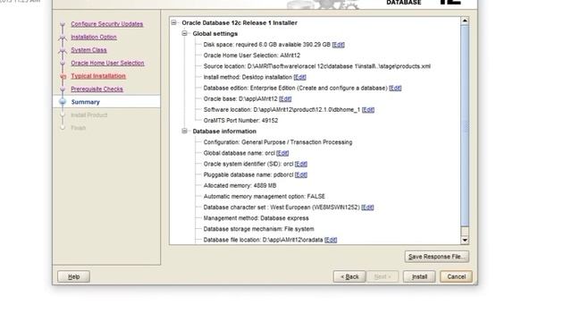 oracle 12c 64bit install windows 10. смотреть онлайн