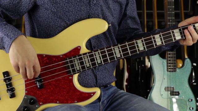 Fresher Jazz Bass Japan 1980's on Wilkinson Pickups Quick Demo смотреть онлайн