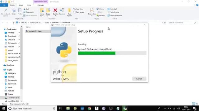 how to install python on any windows and make a simple addition program in python смотреть онлайн